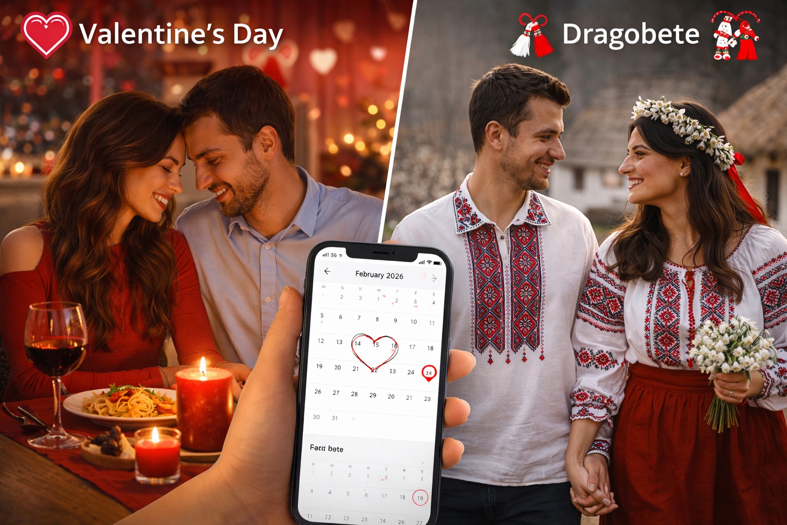 Valentine’s Day vs Dragobete: ce aleg românii și de ce contează